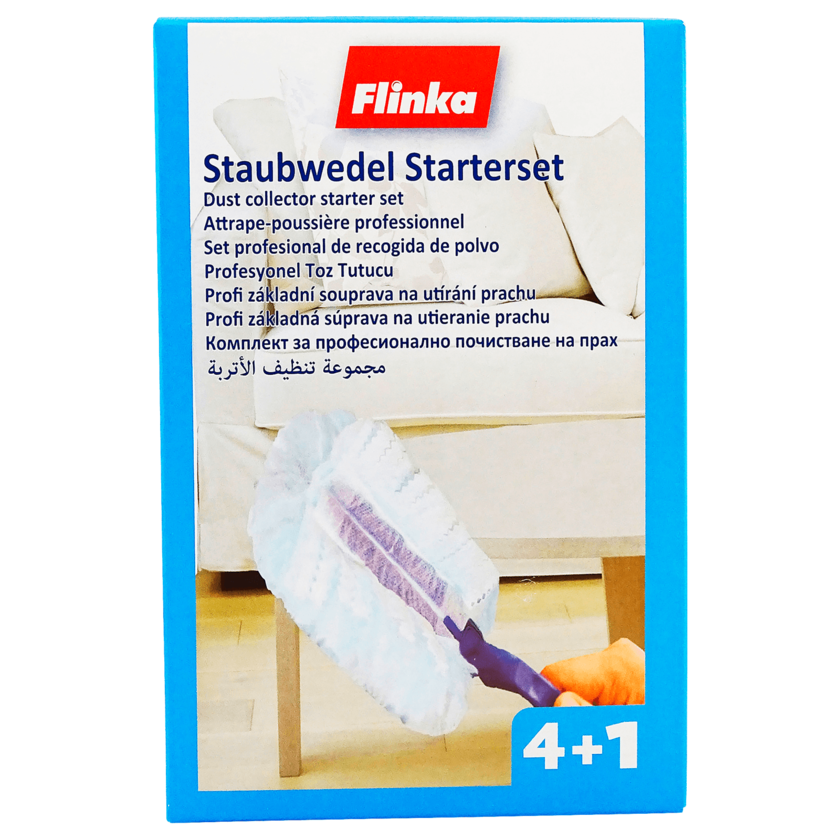 Staubwedel Starterset 4+1